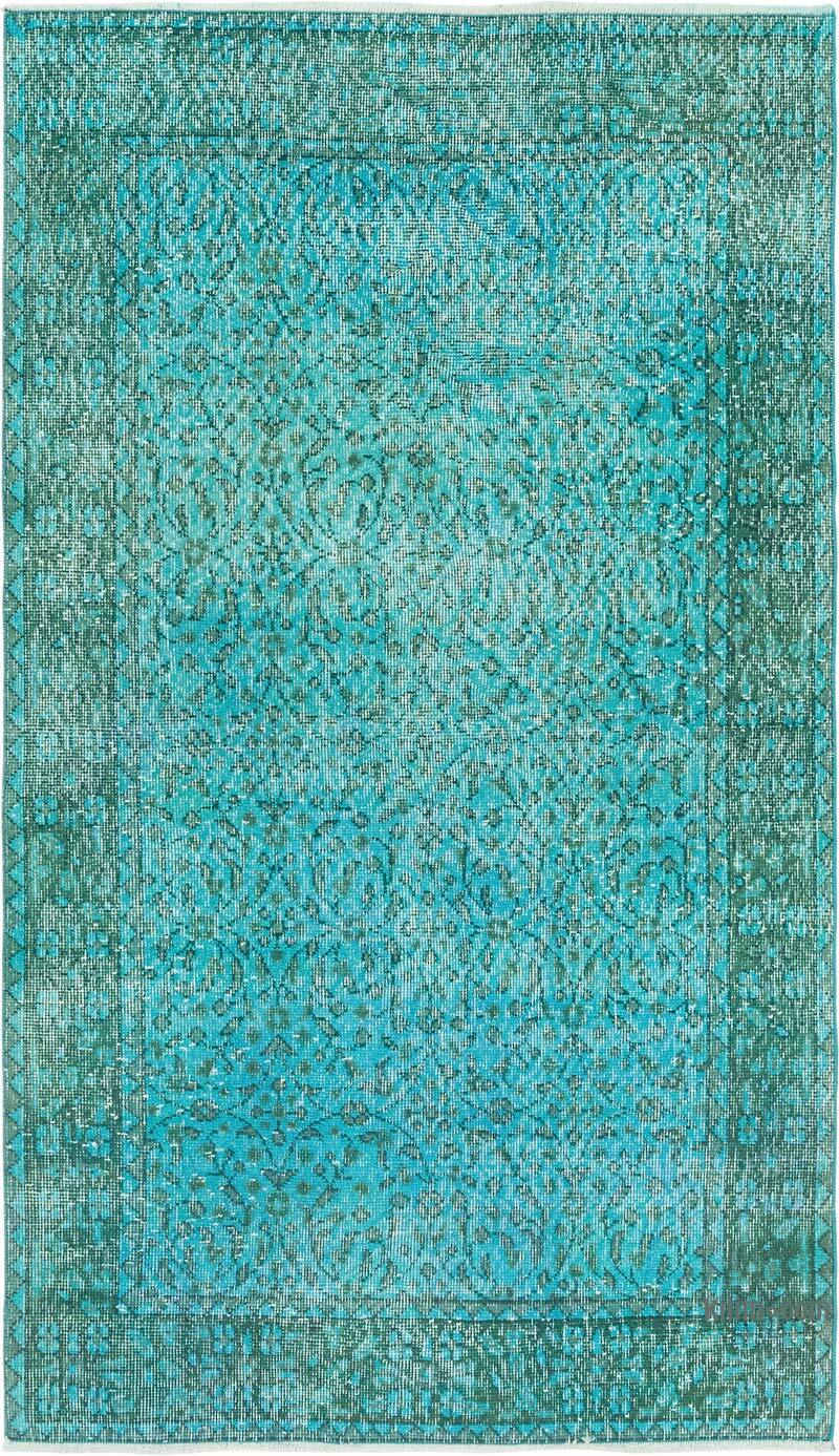 Alfombra Turca Vintage Sobre-teñida - 116 cm x 200 cm - K0081886