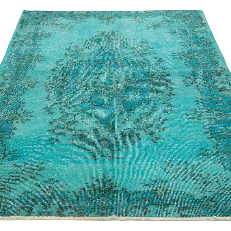 Alfombra Turca Vintage Sobre-teñida - 117 cm x 194 cm - K0081887