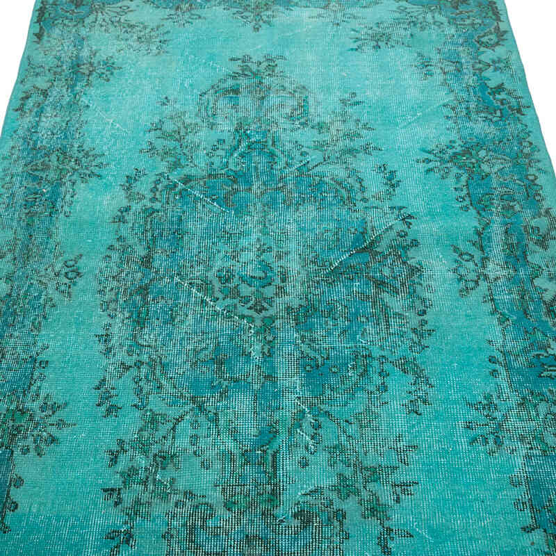 Alfombra Turca Vintage Sobre-teñida - 117 cm x 194 cm - K0081887