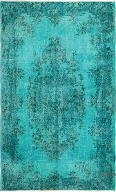 Over-dyed Vintage Hand-Knotted Turkish Rug - 3' 10" x 6' 4" (46" x 76")