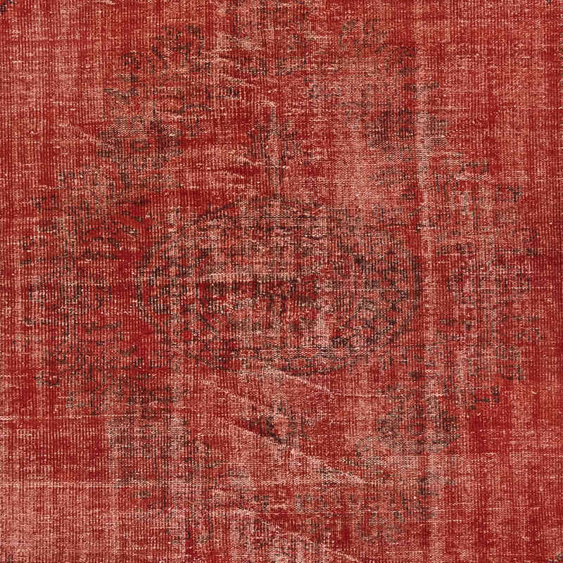 Over-dyed Vintage Hand-Knotted Turkish Rug - 5' 11" x 9'  (71" x 108") - K0081888