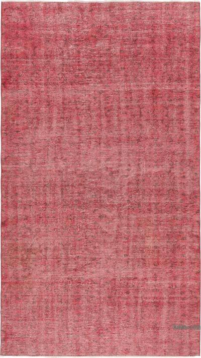Over-dyed Vintage Hand-Knotted Turkish Rug - 4' 7" x 8' 2" (55" x 98")
