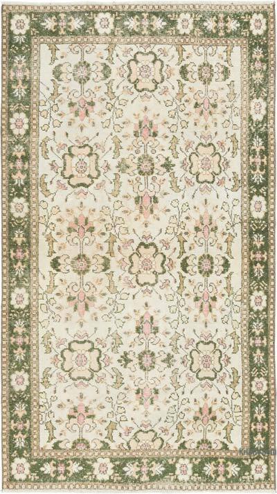 Vintage Turkish Hand-Knotted Rug - 3' 11" x 6' 11" (47" x 83")