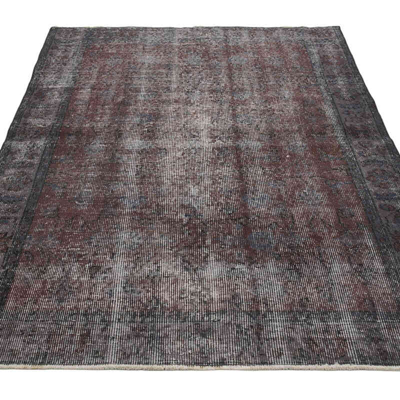 Alfombra Turca Vintage Sobre-teñida - 117 cm x 190 cm - K0081896