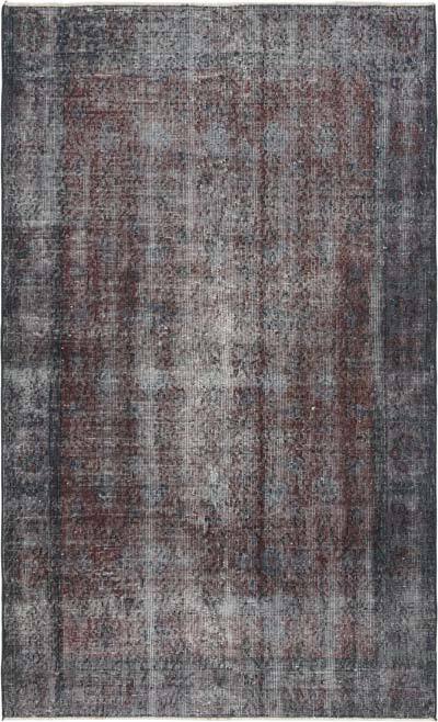 Over-dyed Vintage Hand-Knotted Turkish Rug - 3' 10" x 6' 3" (46" x 75")
