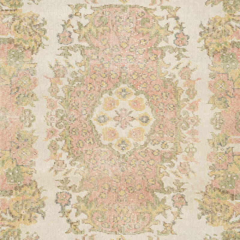 Vintage Turkish Hand-Knotted Rug - 3' 10" x 7' 2" (46" x 86") - K0081898