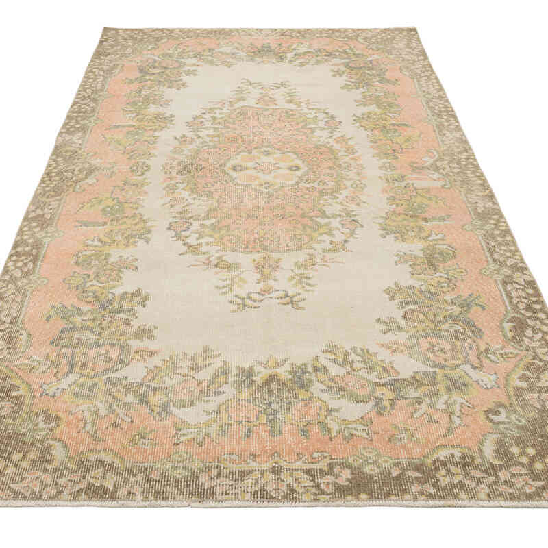 Vintage Turkish Hand-Knotted Rug - 3' 10" x 7' 2" (46" x 86") - K0081898