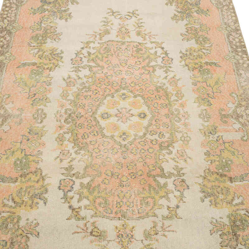 Vintage Turkish Hand-Knotted Rug - 3' 10" x 7' 2" (46" x 86") - K0081898