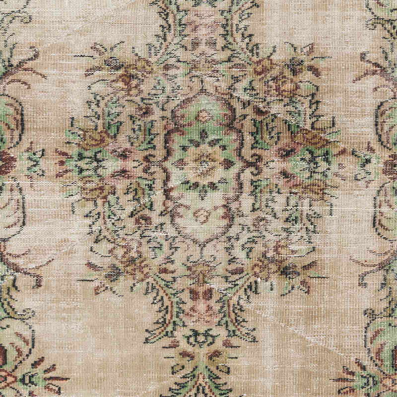 Alfombra Vintage Turca Anudada a Mano - 185 cm x 262 cm - K0081901
