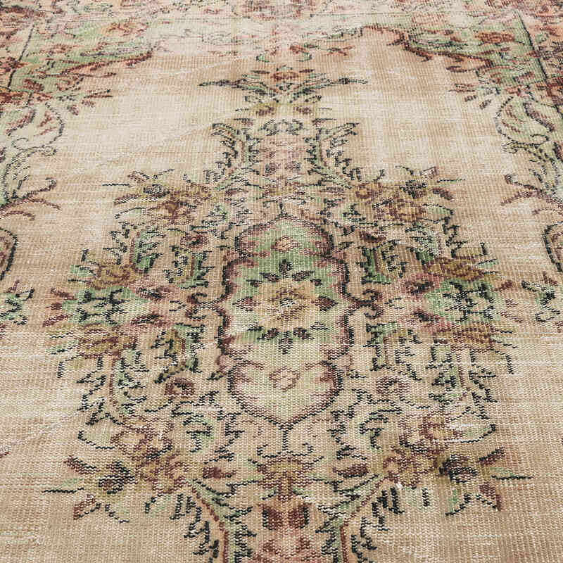 Alfombra Vintage Turca Anudada a Mano - 185 cm x 262 cm - K0081901