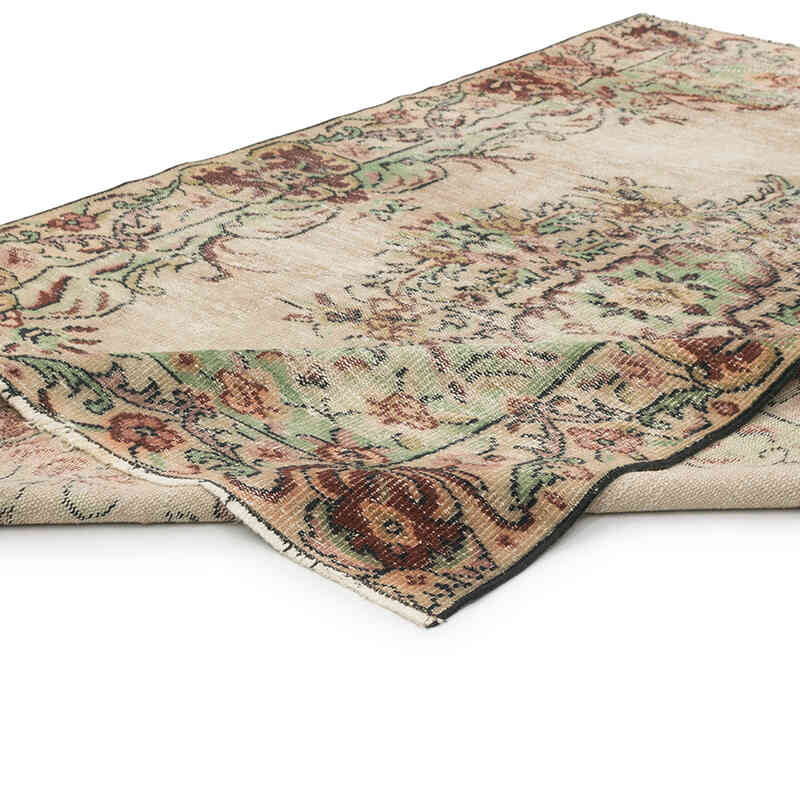 Alfombra Vintage Turca Anudada a Mano - 185 cm x 262 cm - K0081901