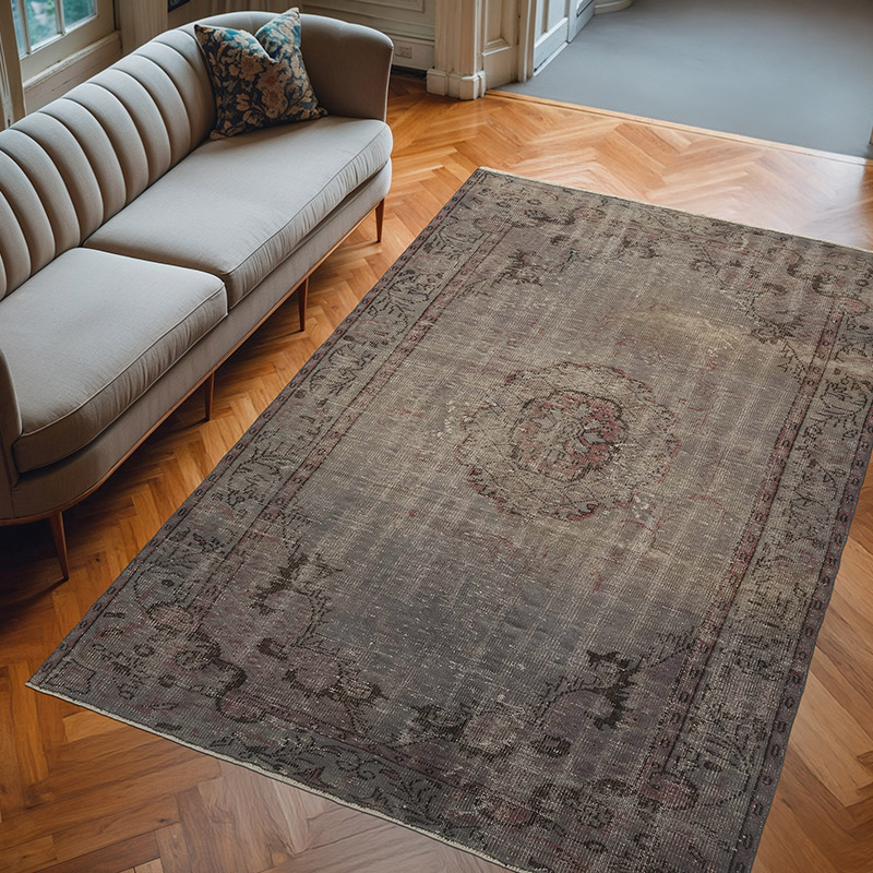 Boyali El Dokuma Vintage Hali - 180 cm x 271 cm - K0081906