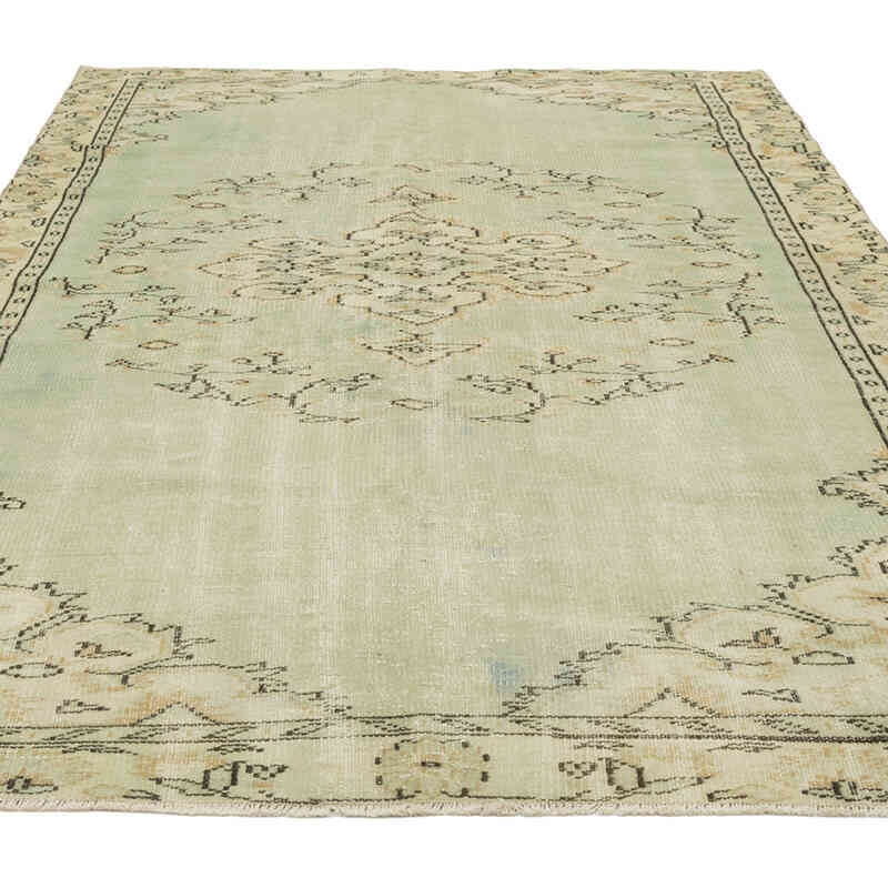 Vintage Turkish Hand-Knotted Rug - 5' 10" x 9'  (70" x 108") - K0081907