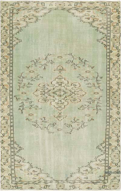 Alfombra Vintage Turca Anudada a Mano - 177 cm x 275 cm