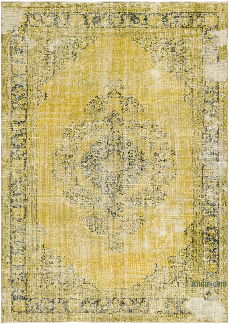 Vintage Turkish Hand-Knotted Rug - 7' 3" x 10' 3" (87" x 123") - K0081908