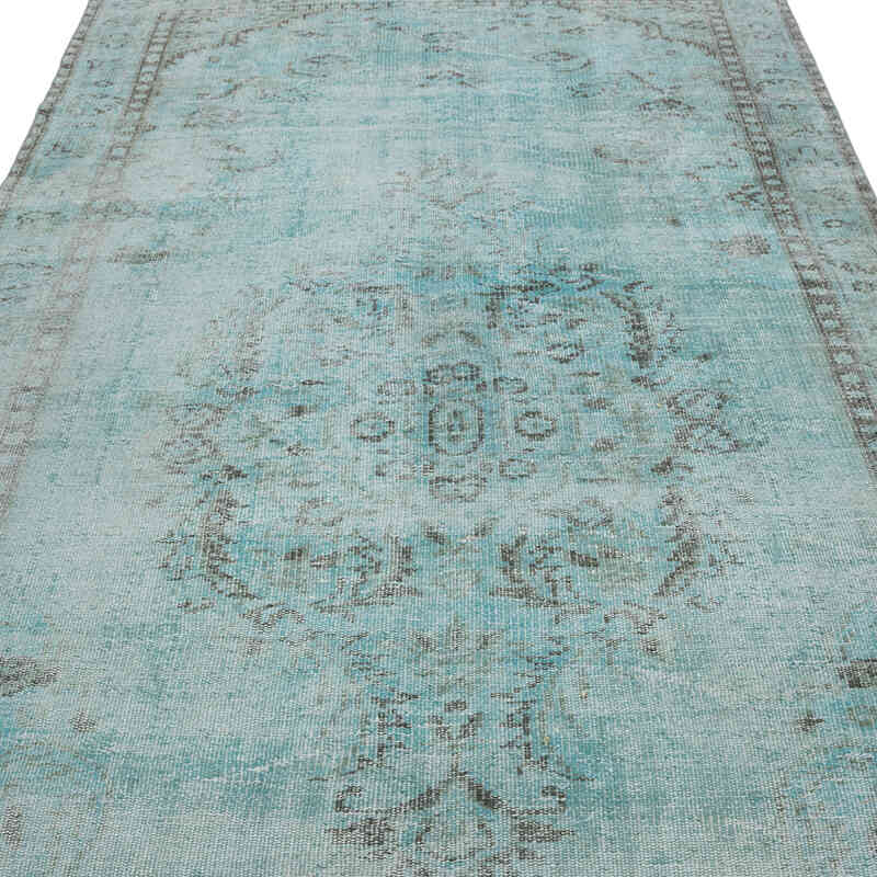 Alfombra Turca Vintage Sobre-teñida - 160 cm x 282 cm - K0081909
