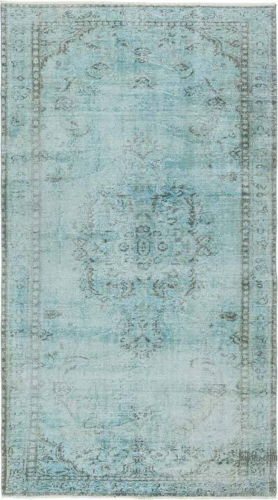 Alfombra Turca Vintage Sobre-teñida - 160 cm x 282 cm