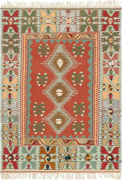 Yeni Kök Boya El Dokuma Kilim - 122 cm x 170 cm