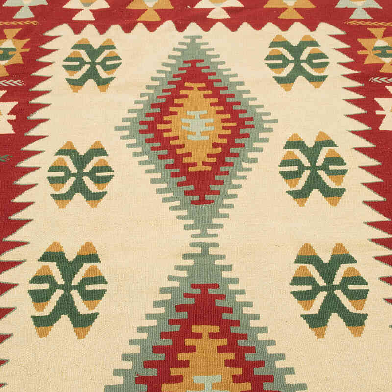 Yeni Kök Boya El Dokuma Kilim - 117 cm x 190 cm - K0081912