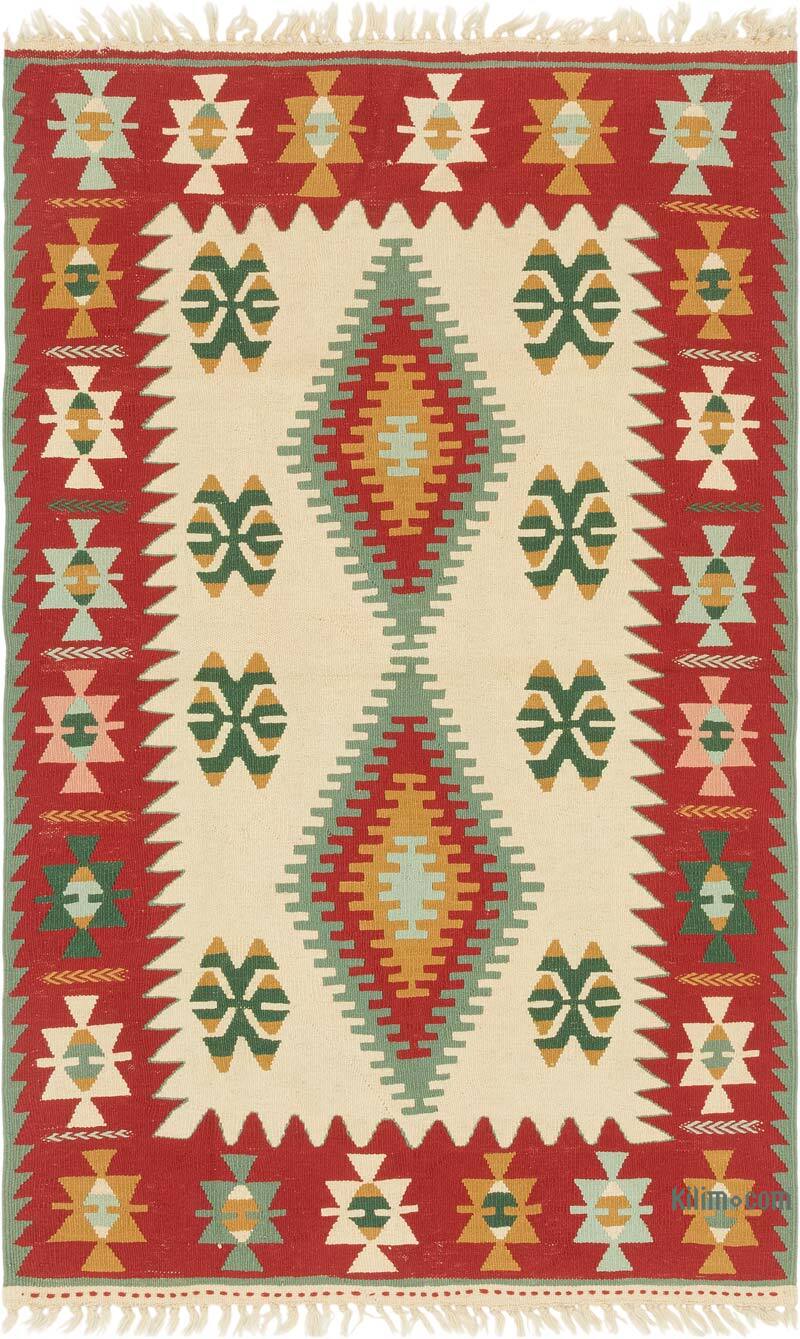Yeni Kök Boya El Dokuma Kilim - 117 cm x 190 cm - K0081912