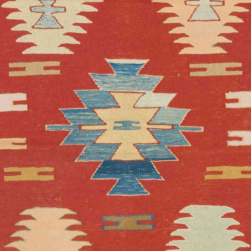Yeni Kök Boya El Dokuma Kilim - 116 cm x 175 cm - K0081913