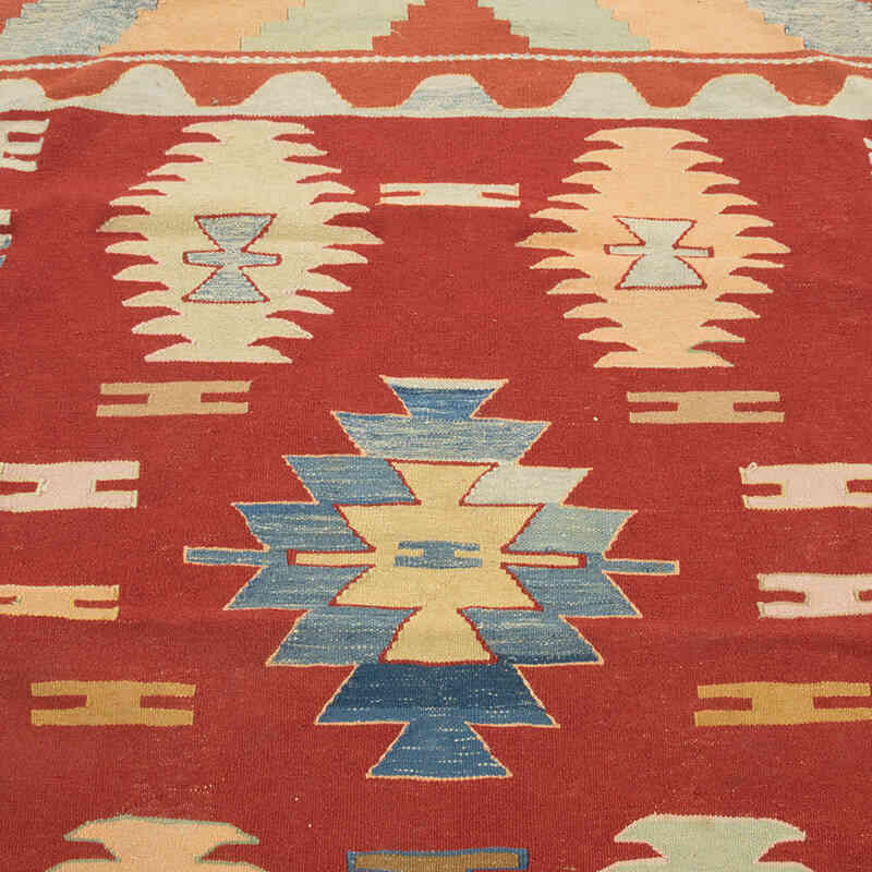 Yeni Kök Boya El Dokuma Kilim - 116 cm x 175 cm - K0081913