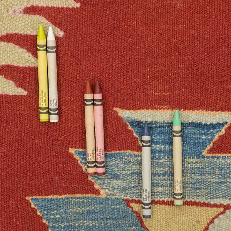 Yeni Kök Boya El Dokuma Kilim - 116 cm x 175 cm - K0081913