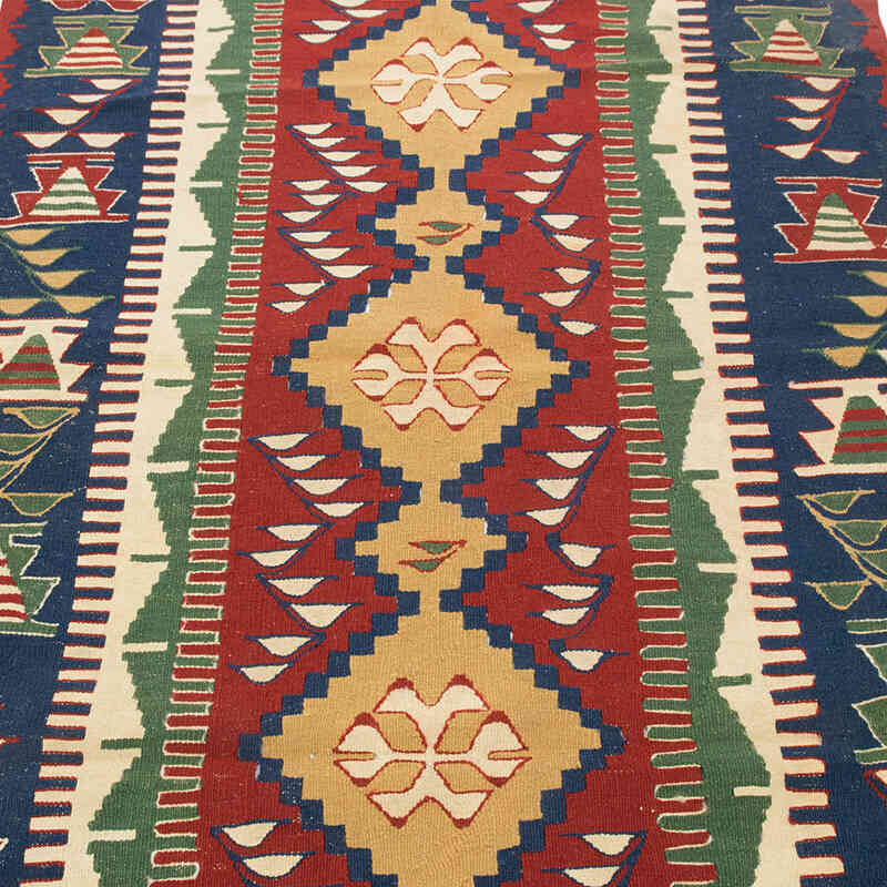 Yeni Kök Boya El Dokuma Kilim - 114 cm x 170 cm - K0081914