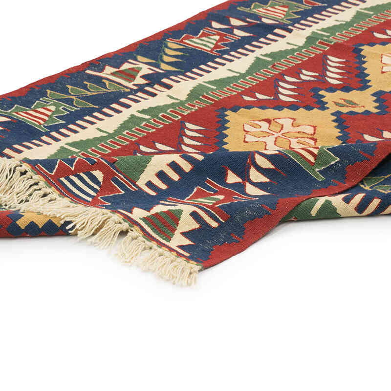 Yeni Kök Boya El Dokuma Kilim - 114 cm x 170 cm - K0081914
