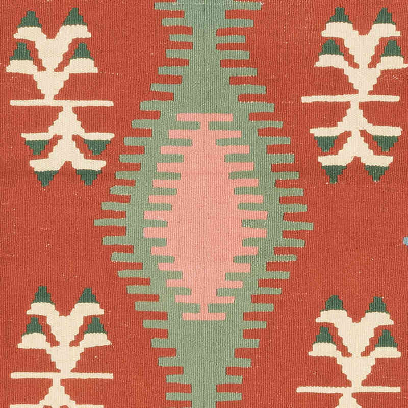 New Handwoven Turkish Kilim Rug - 4' 1" x 6'  (49" x 72") - K0081915