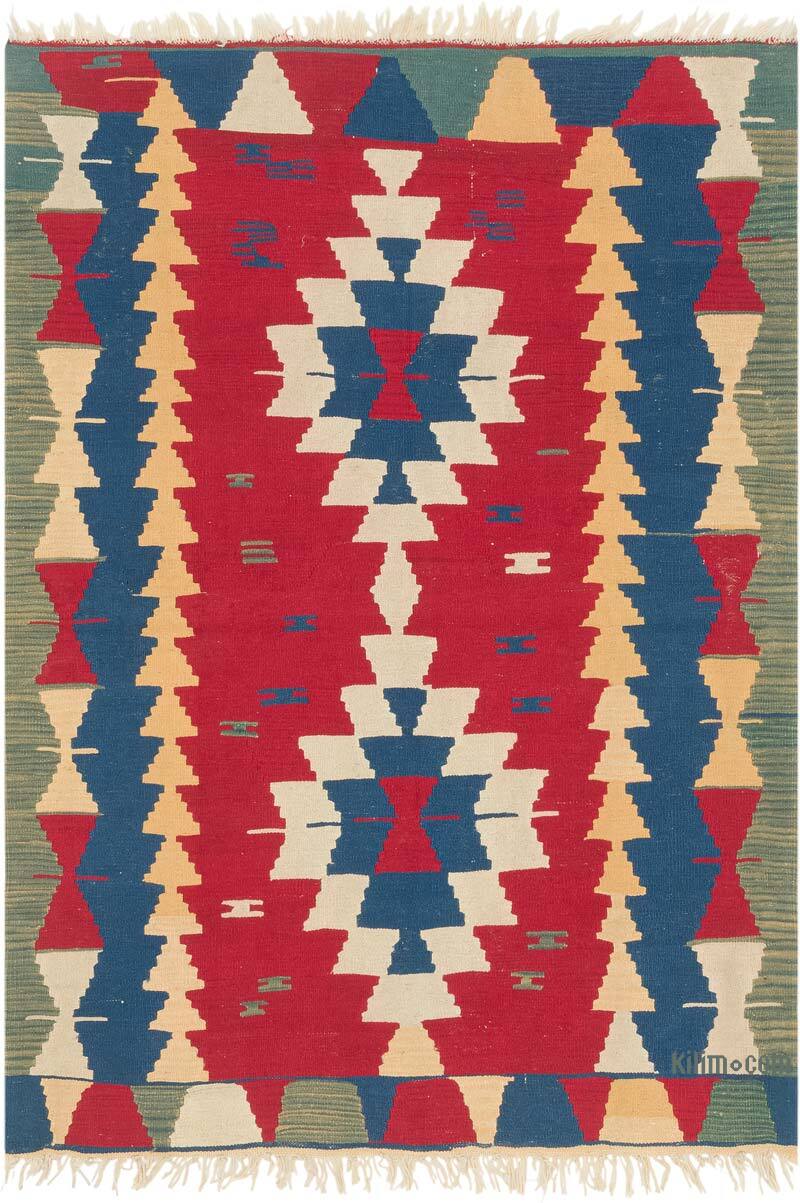 Nueva Alfombra Turca Kilim - 122 cm x 173 cm - K0081916