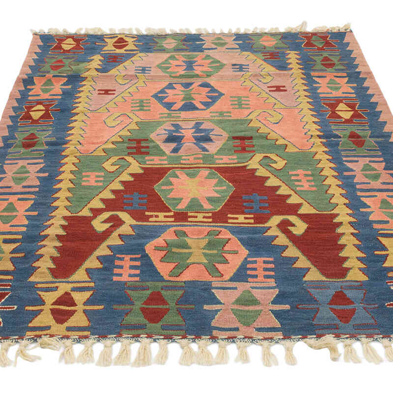 Yeni Kök Boya El Dokuma Kilim - 111 cm x 160 cm - K0081917