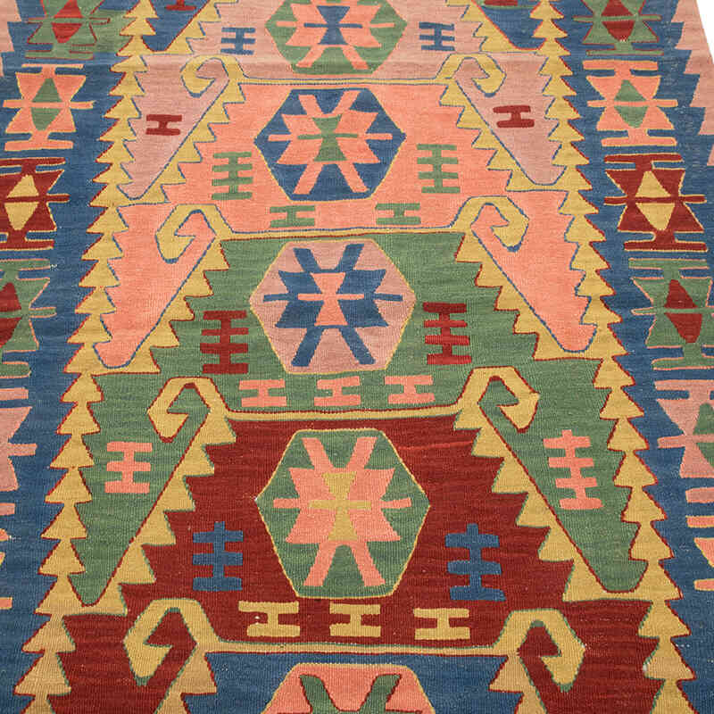 Yeni Kök Boya El Dokuma Kilim - 111 cm x 160 cm - K0081917