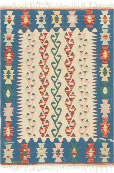 Yeni Kök Boya El Dokuma Kilim - 116 cm x 165 cm