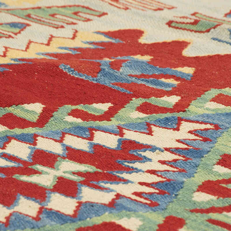Yeni Kök Boya El Dokuma Kilim - 114 cm x 190 cm - K0081921