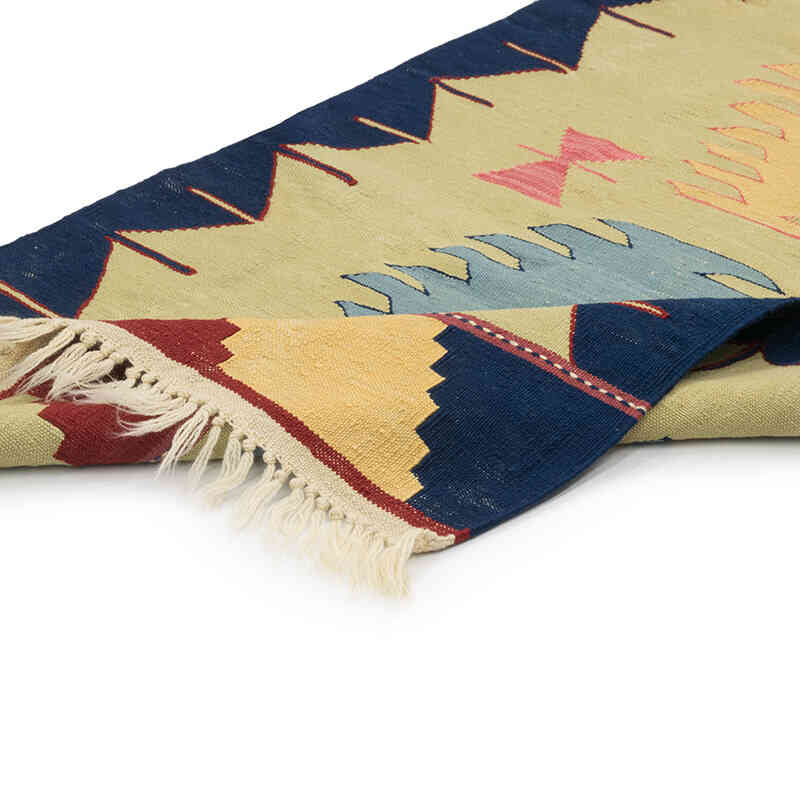 Yeni Kök Boya El Dokuma Kilim - 79 cm x 211 cm - K0081922