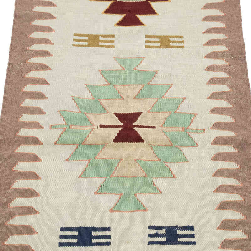 Yeni Kök Boya El Dokuma Kilim - 60 cm x 167 cm - K0081923