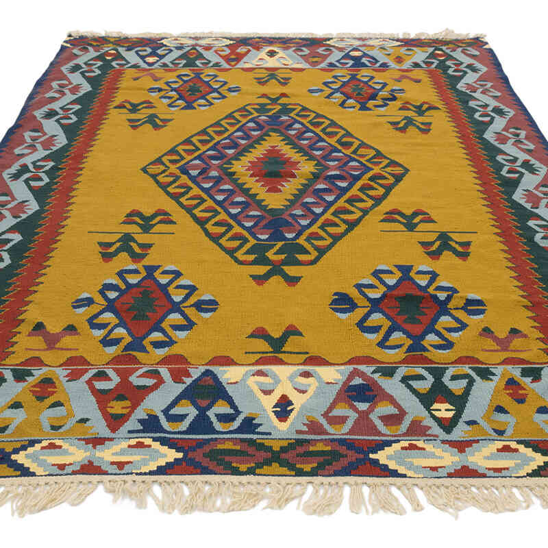 Nueva Alfombra Turca Kilim - 154 cm x 237 cm - K0081924