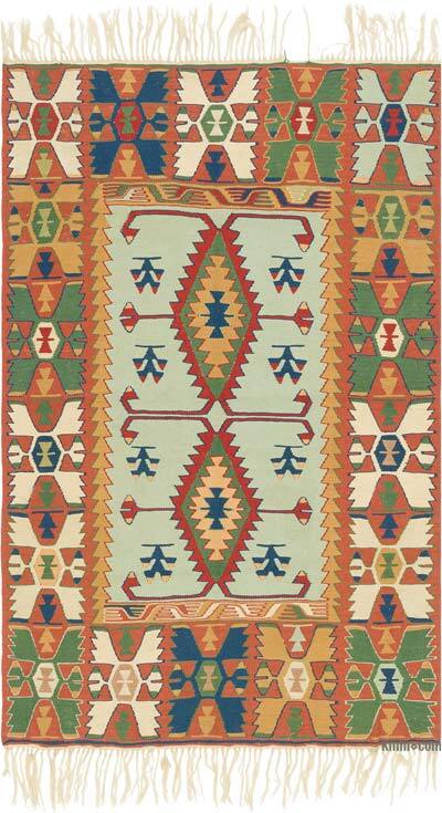 Yeni Kök Boya El Dokuma Kilim - 141 cm x 220 cm
