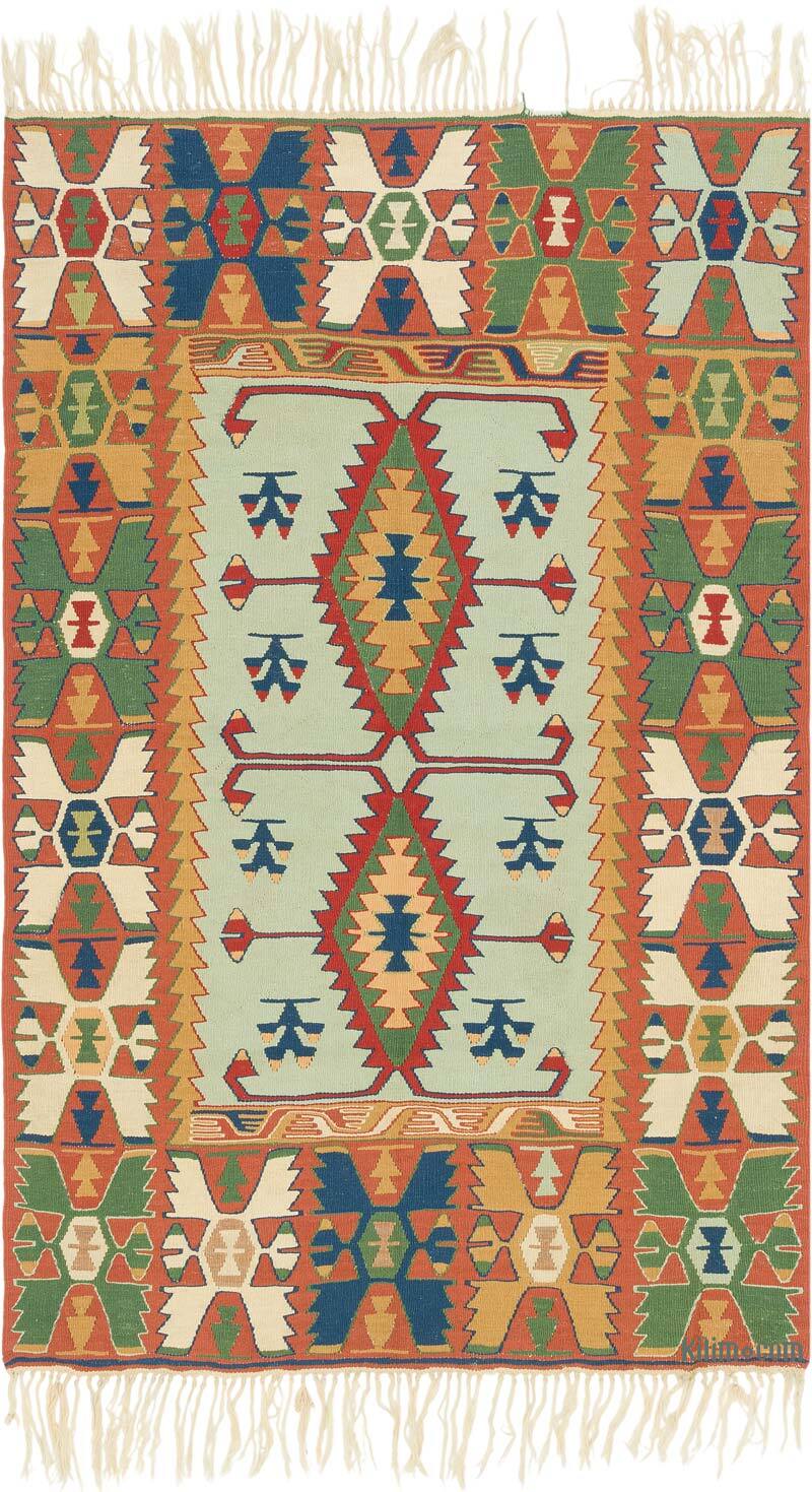 Yeni Kök Boya El Dokuma Kilim - 141 cm x 220 cm - K0081926