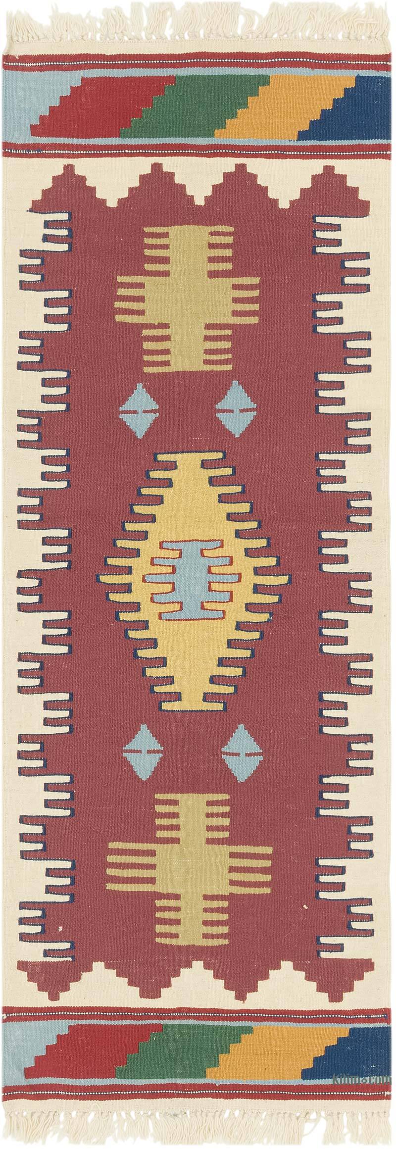 Yeni Kök Boya El Dokuma Kilim - 63 cm x 172 cm - K0081929