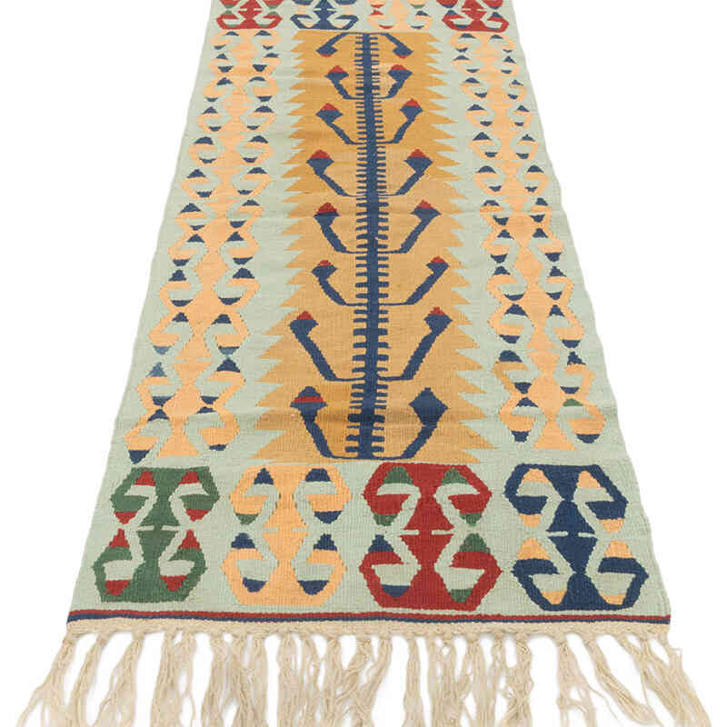 Yeni Kök Boya El Dokuma Kilim - 65 cm x 174 cm - K0081930