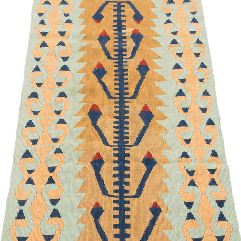 Yeni Kök Boya El Dokuma Kilim - 65 cm x 174 cm - K0081930