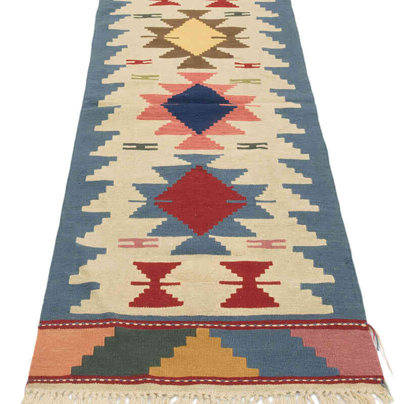 New Handwoven Turkish Kilim Rug - 2' 1" x 5' 11" (25" x 71") - K0081935