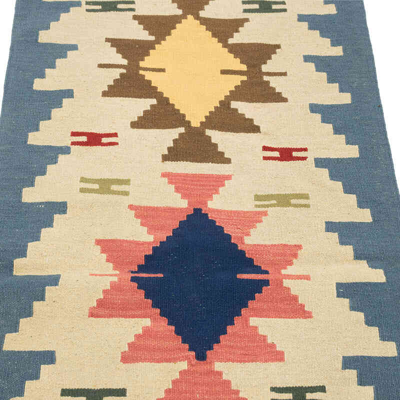 New Handwoven Turkish Kilim Rug - 2' 1" x 5' 11" (25" x 71") - K0081935