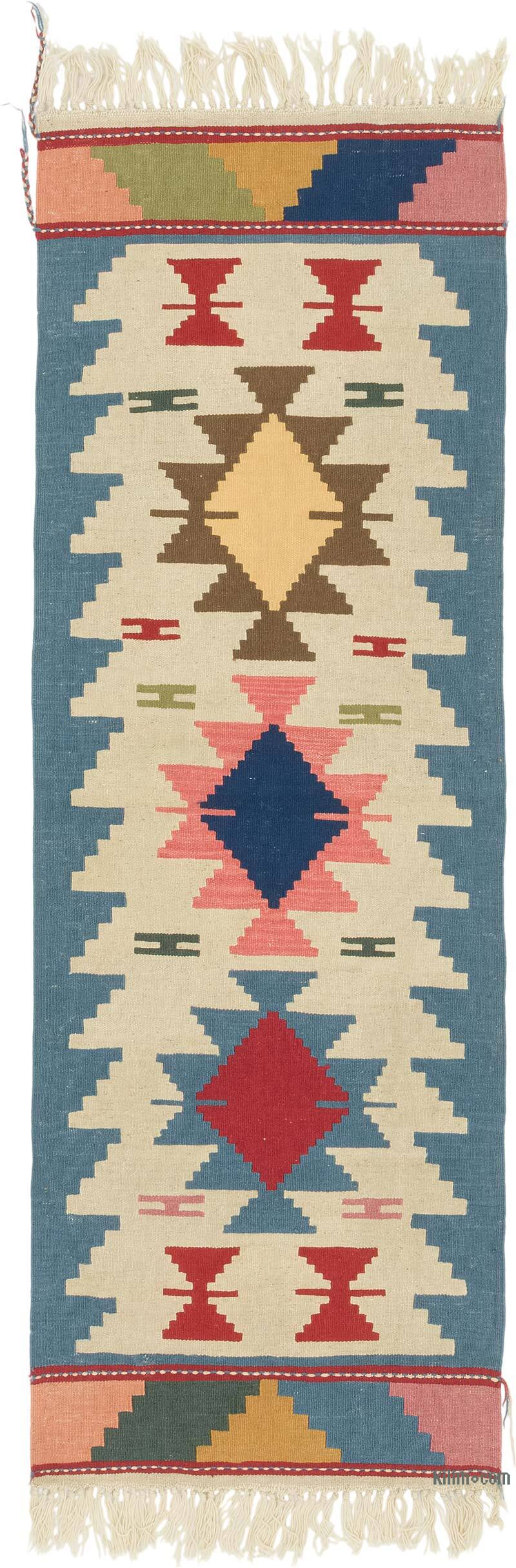 New Handwoven Turkish Kilim Rug - 2' 1" x 5' 11" (25" x 71") - K0081935