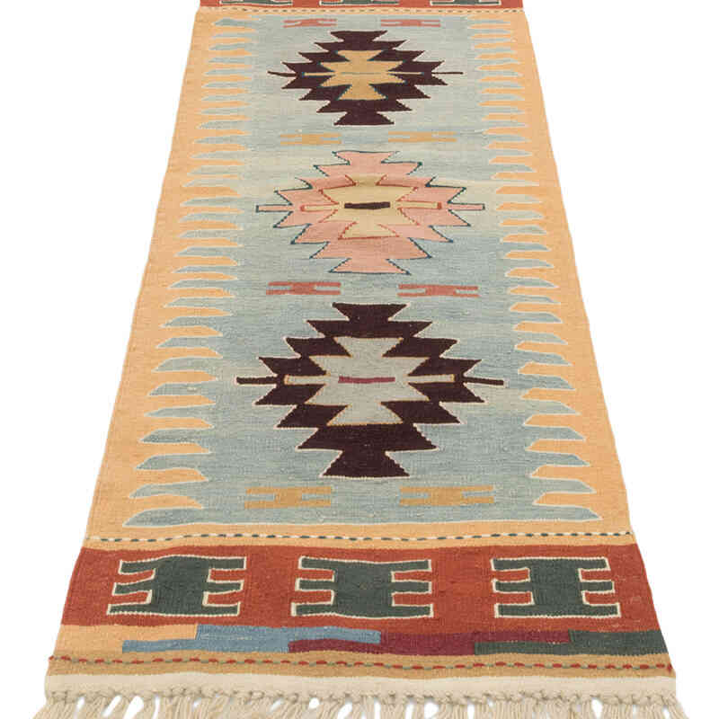 New Handwoven Turkish Kilim Rug - 2'  x 5' 7" (24" x 67") - K0081936