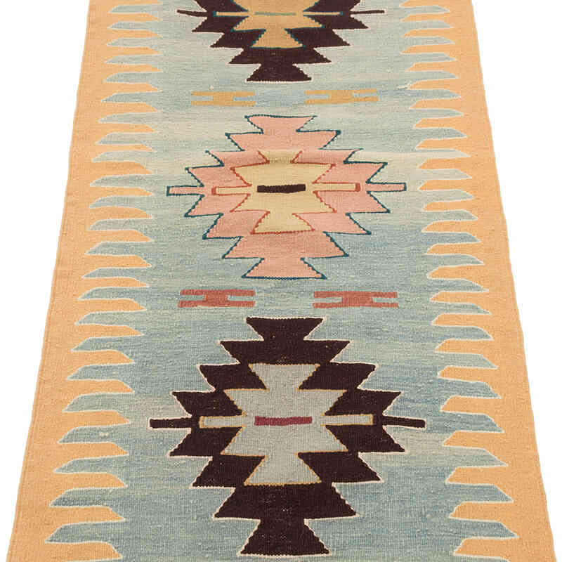 New Handwoven Turkish Kilim Rug - 2'  x 5' 7" (24" x 67") - K0081936