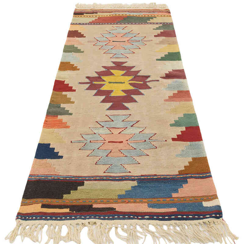 Yeni Kök Boya El Dokuma Kilim - 65 cm x 170 cm - K0081940