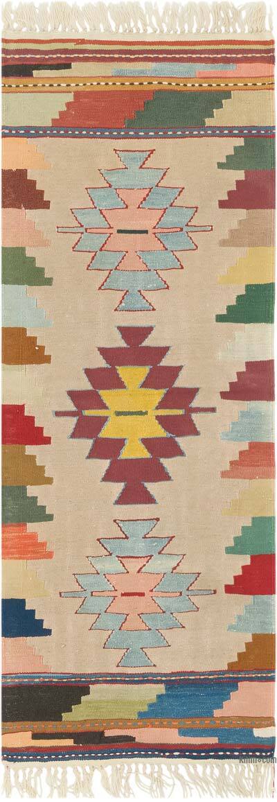 Yeni Kök Boya El Dokuma Kilim - 65 cm x 170 cm